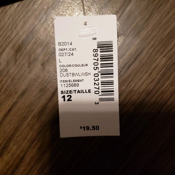 Childs Place NWT Bootcut Semi-Evasee Dark Blue Jeans BOYS SZ 12 - Picture 6 of 8